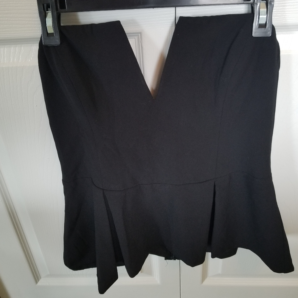 Guess Black Strapless Top